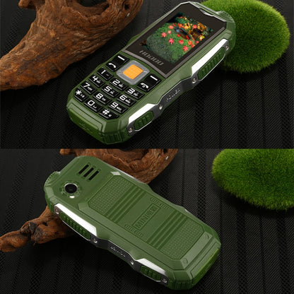 L9 Triple Proofing Elder Phone, Waterproof Shockproof Dustproof, 3800mAh Battery, 1.8 inch, 21 Keys, LED Flashlight, FM, Dual SIM(Green) - Others by PMC Jewellery | Online Shopping South Africa | PMC Jewellery