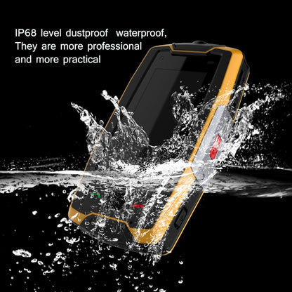 SERVO X7 Plus Rugged Phone, 2GB+16GB, IP68 Waterproof Dustproof Shockproof, Front Fingerprint Identification, 2.45 inch Android 6.0 MTK6737 Quad Core 1.3GHz, NFC, OTG, Network: 4G, Support Google Play(Yellow) - SERVO by SERVO | Online Shopping South Africa | PMC Jewellery