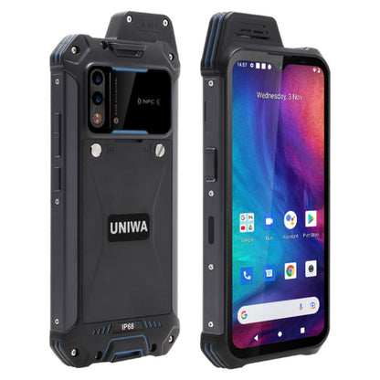 UNIWA W888 Standard Rugged Phone, 4GB+64GB, IP68 Waterproof Dustproof Shockproof, 5000mAh Battery, 6.3 inch Android 11 MTK6765 Helio P35 Octa Core up to 2.35GHz, Network: 4G, NFC, OTG(Black) - UNIWA by UNIWA | Online Shopping South Africa | PMC Jewellery