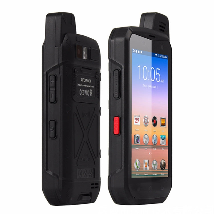 UNIWA B6000 PTT Walkie Talkie Rugged Phone, 4GB+64GB, IP68 Waterproof Dustproof Shockproof, 5000mAh Battery, 4.7 inch Android 9.0 MTK6762 Octa Core up to 2.0GHz, Network: 4G, NFC, OTG (Black) - UNIWA by UNIWA | Online Shopping South Africa | PMC Jewellery