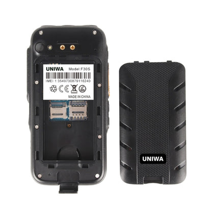 UNIWA F30S Rugged Phone, 1GB+8GB, US Version, IP68 Waterproof Dustproof Shockproof, 4000mAh Battery, 2.8 inch Android 8.1 MTK6739 Quad Core up to 1.3GHz, Network: 4G, NFC, SOS - UNIWA by UNIWA | Online Shopping South Africa | PMC Jewellery