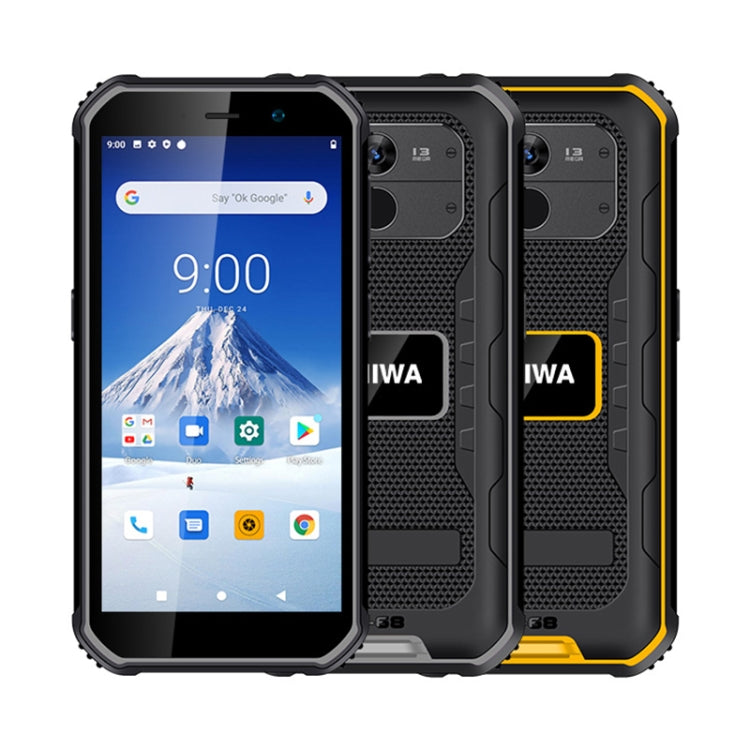 UNIWA F963 Rugged Phone, 3GB+32GB, IP68 Waterproof Dustproof Shockproof, 5.5 inch Android 10.0 MTK6739 Quad Core up to 1.25GHz, Network: 4G, NFC, OTG (Black Grey) - UNIWA by UNIWA | Online Shopping South Africa | PMC Jewellery