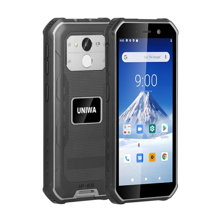 UNIWA F963 Rugged Phone, 3GB+32GB, IP68 Waterproof Dustproof Shockproof, 5.5 inch Android 10.0 MTK6739 Quad Core up to 1.25GHz, Network: 4G, NFC, OTG (Black Grey) - UNIWA by UNIWA | Online Shopping South Africa | PMC Jewellery