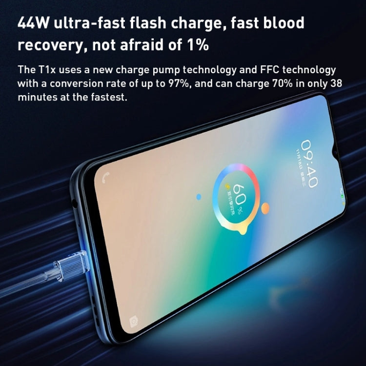 vivo T1x 5G, 64MP Camera, 8GB+128GB, Dual Back Cameras, Face ID & Side Fingerprint Identification, 5000mAh Battery, 6.58 inch Android 11.0 OriginOS 1.0 Dimensity 900 Octa Core up to 2.4GHz, OTG, Network: 5G(Silver) - vivo by VIVO | Online Shopping South Africa | PMC Jewellery