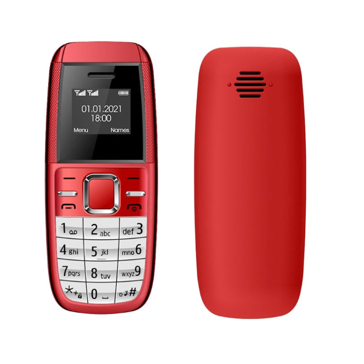 Mini BM200 Mobile Phone, 0.66 inch, MT6261D, 21 Keys, Bluetooth, MP3 Music, Dual SIM, Network: 2G (Red) - Others by PMC Jewellery | Online Shopping South Africa | PMC Jewellery