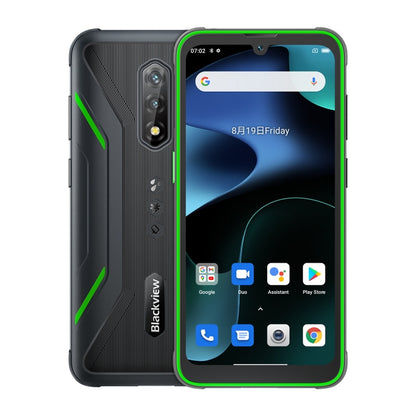 [HK Warehouse] Blackview BV5200 Rugged Phone, 4GB+32GB, IP68/IP69K/MIL-STD-810H, Face Unlock, 5180mAh Battery, 6.1 inch Android 12 MTK6761 Helio A22 Quad Core up to 2.0GHz, Network: 4G, NFC, OTG, Dual SIM(Green) - Blackview by Blackview | Online Shopping South Africa | PMC Jewellery