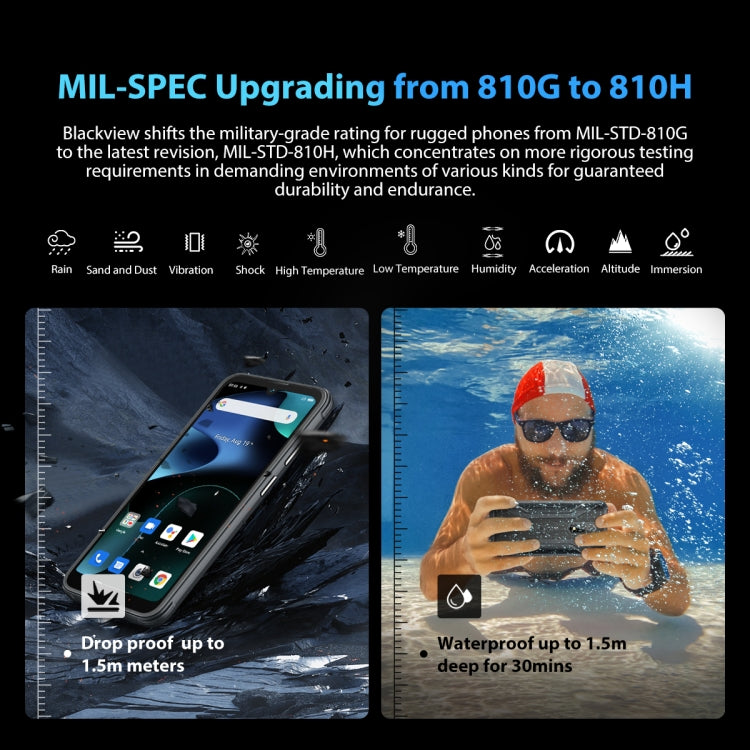 [HK Warehouse] Blackview BV5200 Rugged Phone, 4GB+32GB, IP68/IP69K/MIL-STD-810H, Face Unlock, 5180mAh Battery, 6.1 inch Android 12 MTK6761 Helio A22 Quad Core up to 2.0GHz, Network: 4G, NFC, OTG, Dual SIM(Green) - Blackview by Blackview | Online Shopping South Africa | PMC Jewellery