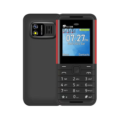 SERVO BM5310 Mini Mobile Phone, English Key, 1.33 inch, MTK6261D, 21 Keys, Support Bluetooth, FM, Magic Sound, Auto Call Record, GSM, Triple SIM (Black Red) - SERVO by SERVO | Online Shopping South Africa | PMC Jewellery