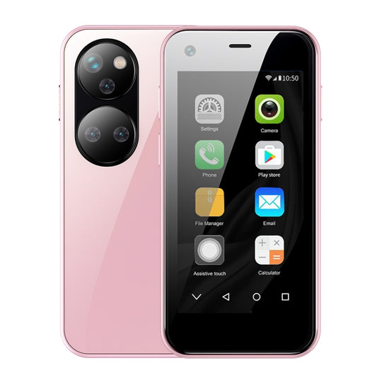 SOYES P40, 1GB+8GB, 2.5 inch MTK6580 Quad Core up to 1.3GHz, Bluetooth, WiFi, FM, Network: 3G, Dual SIM(Pink) - SOYES by SOYES | Online Shopping South Africa | PMC Jewellery