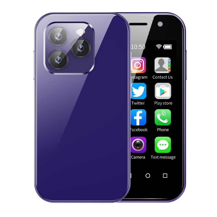 SOYES 14 Pro, 3GB+32GB, Face Recognition, 3.0 inch Android 9.0 MTK6739CW Quad Core up to 1.28GHz, OTG, Network: 4G, Dual SIM, Support Google Play (Purple) - SOYES by SOYES | Online Shopping South Africa | PMC Jewellery