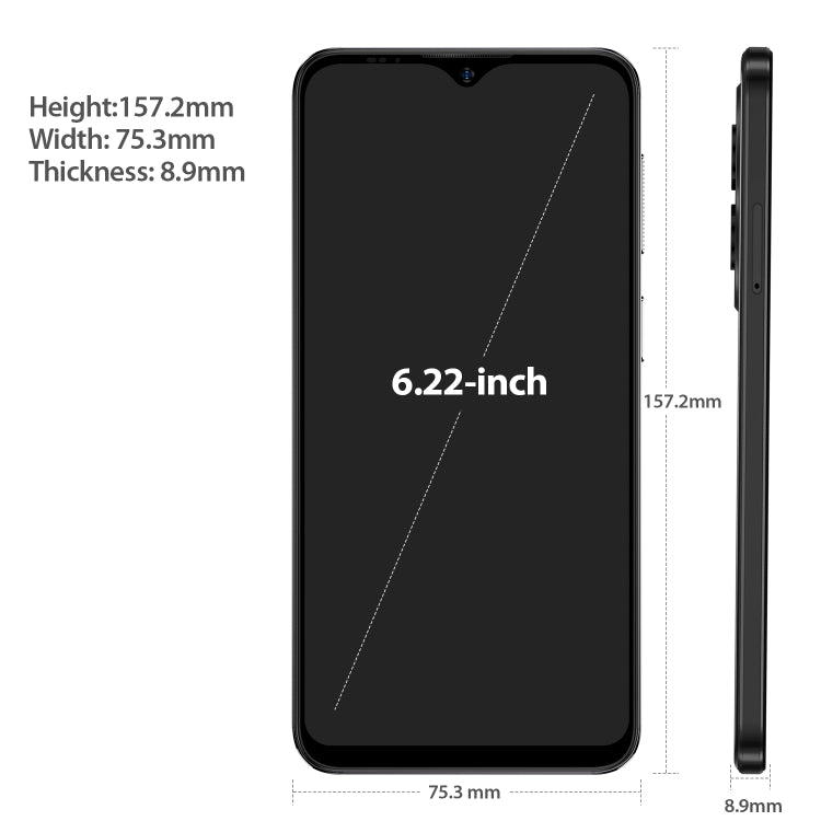 [HK Warehouse] Ulefone Note 15, 2GB+32GB, Face ID Identification, 6.22 inch Android 12 GO MediaTek MT6580 Quad-core up to 1.3GHz, Network: 3G, Dual SIM(Twilight Black) - Ulefone by Ulefone | Online Shopping South Africa | PMC Jewellery