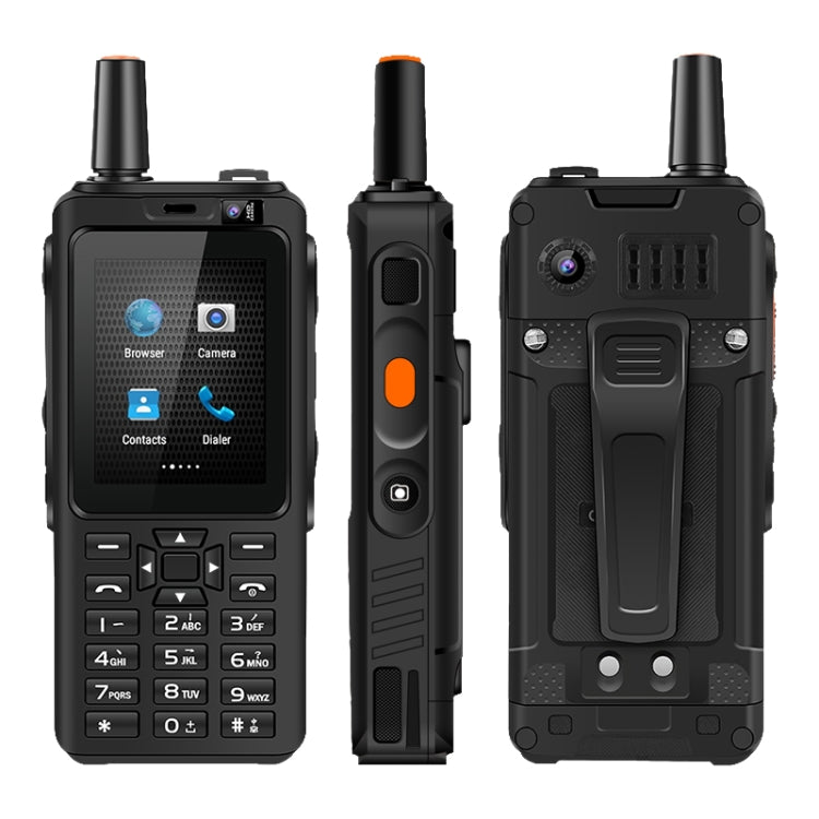 UNIWA F40 POC Walkie Talkie Rugged Phone, 1GB+8GB, IP65 Waterproof Dustproof Shockproof, 4000mAh Battery, 2.4 inch Android 6.0 MTK6737 Quad Core, Network: 4G, PTT(Black) - UNIWA by UNIWA | Online Shopping South Africa | PMC Jewellery