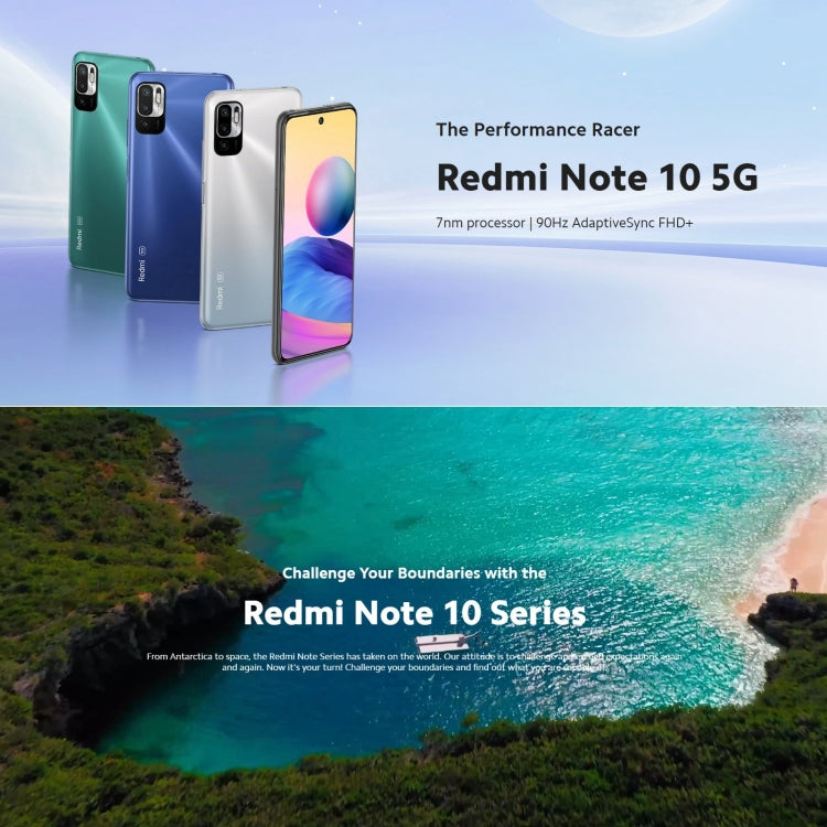 Xiaomi Redmi Note 10 5G, 48MP Camera, 8GB+256GB, Dual Back Cameras, 5000mAh Battery, Side Fingerprint Identification, 6.5 inch MIUI 12 (Android 11) Dimensity 700 7nm Octa Core up to 2.2GHz, Network: 5G, Dual SIM, Support Google Play(Aurora Green) - Xiaomi Redmi by Xiaomi | Online Shopping South Africa | PMC Jewellery