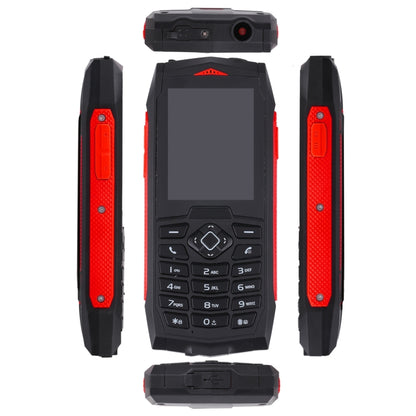 Rugtel R1C Rugged Phone, IP68 Waterproof Dustproof Shockproof, 2.4 inch, MTK6261D, 2000mAh Battery, SOS, FM, Dual SIM(Red) - Others by Rugtel | Online Shopping South Africa | PMC Jewellery
