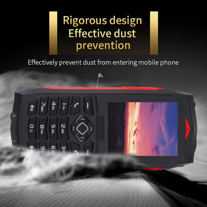 Rugtel R1C Rugged Phone, IP68 Waterproof Dustproof Shockproof, 2.4 inch, MTK6261D, 2000mAh Battery, SOS, FM, Dual SIM(Red) - Others by Rugtel | Online Shopping South Africa | PMC Jewellery