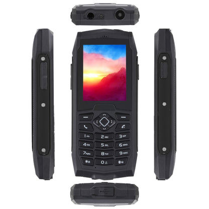 Rugtel R1D Rugged Phone, IP68 Waterproof Dustproof Shockproof, 2.4 inch, MTK6261D, 2000mAh Battery, Loud Box Speaker, FM, Network: 2G, Dual SIM (Black) - Others by Rugtel | Online Shopping South Africa | PMC Jewellery