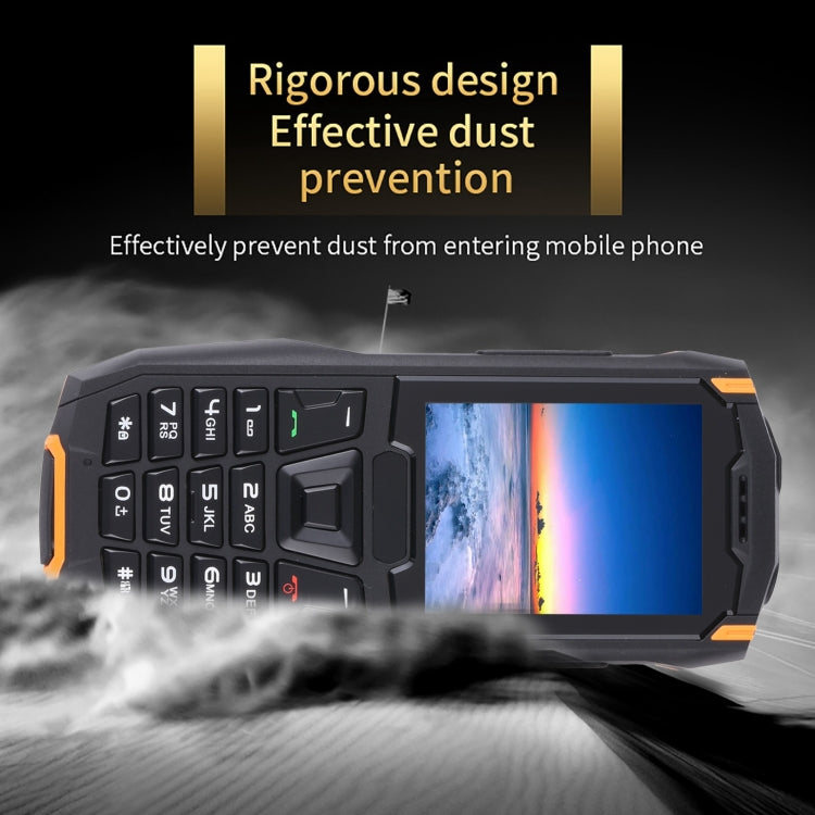 Rugtel R2C Rugged Phone, IP68 Waterproof Dustproof Shockproof, 2.4 inch, MTK6261D, 2500mAh Battery, SOS, FM, Dual SIM (Orange) - Others by Rugtel | Online Shopping South Africa | PMC Jewellery