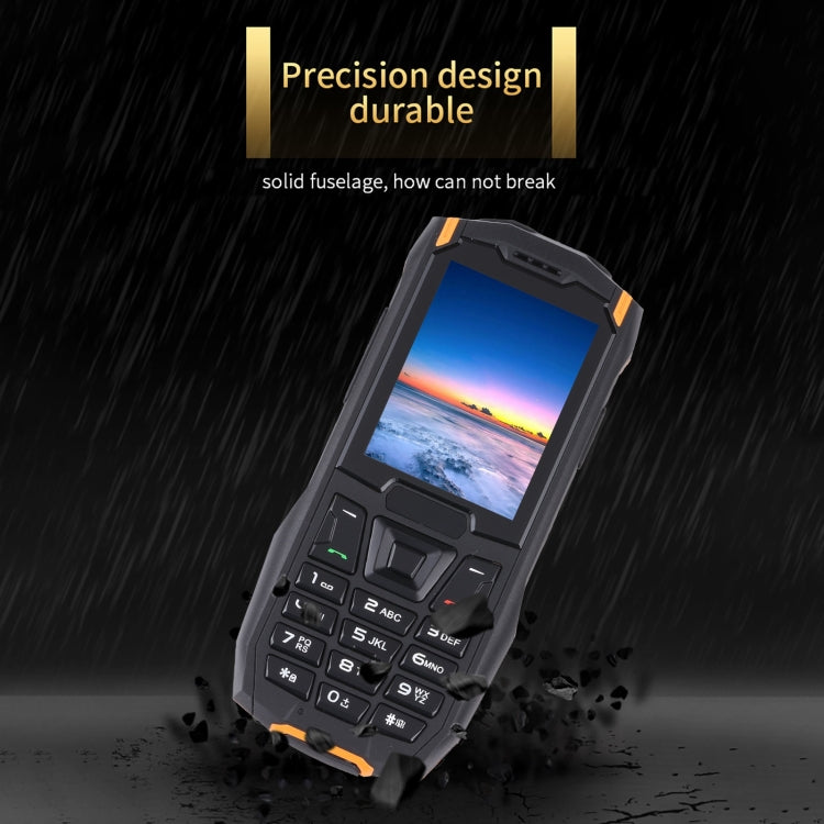 Rugtel R2C Rugged Phone, IP68 Waterproof Dustproof Shockproof, 2.4 inch, MTK6261D, 2500mAh Battery, SOS, FM, Dual SIM (Orange) - Others by Rugtel | Online Shopping South Africa | PMC Jewellery