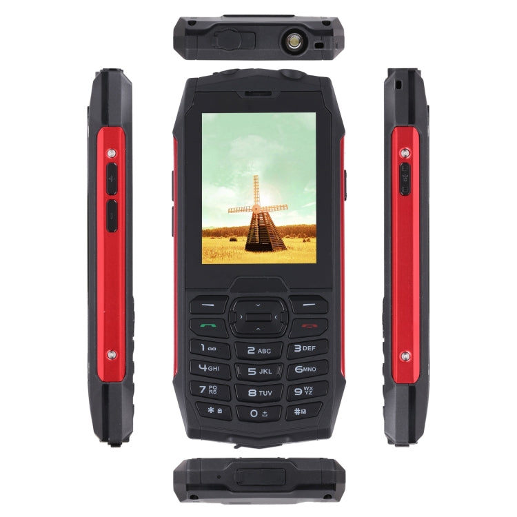 Rugtel R3C Rugged Phone, IP68 Waterproof Dustproof Shockproof, 2.8 inch, MTK6261D, 2000mAh Battery, SOS, FM, Dual SIM(Red) - Others by Rugtel | Online Shopping South Africa | PMC Jewellery