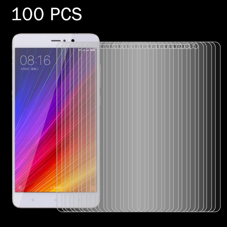 100 PCS for Xiaomi Mi 5s Plus 0.26mm 9H Surface Hardness 2.5D Explosion-proof Tempered Glass Screen Film -  by PMC Jewellery | Online Shopping South Africa | PMC Jewellery