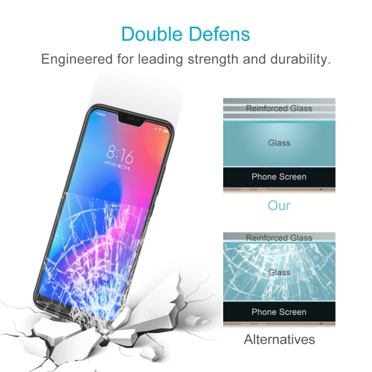 100 PCS 0.26mm 9H Surface Hardness 2.5D Curved Edge Tempered Glass Film for Xiaomi Redmi Note 6 Pro -  by PMC Jewellery | Online Shopping South Africa | PMC Jewellery