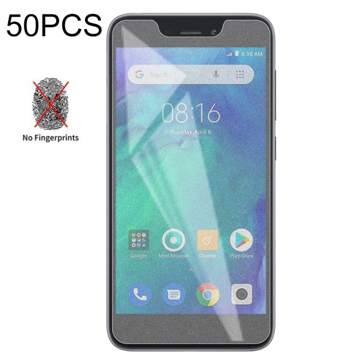 50 PCS Non-Full Matte Frosted Tempered Glass Film for Xiaomi Redmi Go, No Retail Package -  by PMC Jewellery | Online Shopping South Africa | PMC Jewellery