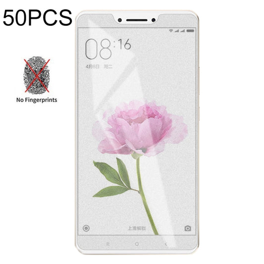 50 PCS Non-Full Matte Frosted Tempered Glass Film for Xiaomi Mi Max, No Retail Package -  by PMC Jewellery | Online Shopping South Africa | PMC Jewellery