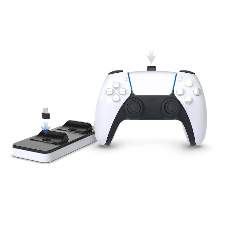 DOBE TP5-0505 Game Controller Gamepad Dual Port Charging Dock For PS5 - Charger & Power by DOBE | Online Shopping South Africa | PMC Jewellery