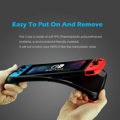 TPU Shell Handle Grip with Game Card Slot Anti-Shock Cover Silicone Case for Nintendo Switch - Cases by PMC Jewellery | Online Shopping South Africa | PMC Jewellery