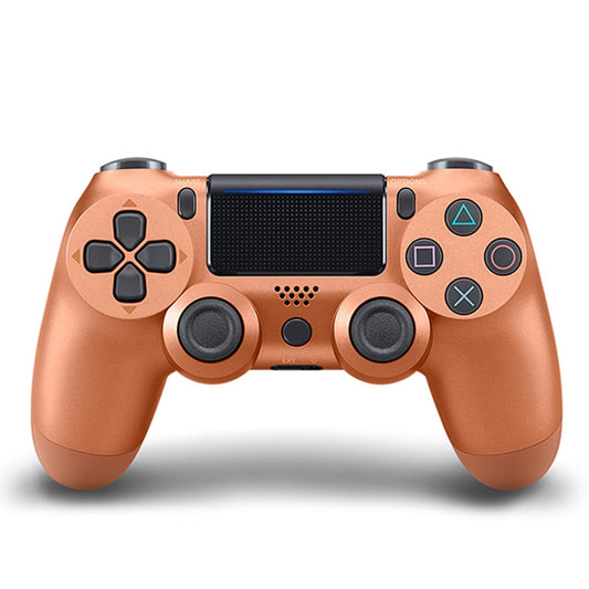 For PS4 Wireless Bluetooth Game Controller Gamepad with Light, US Version(Bronze) - Gamepads by PMC Jewellery | Online Shopping South Africa | PMC Jewellery