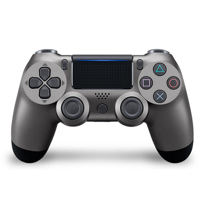 For PS4 Wireless Bluetooth Game Controller Gamepad with Light, US Version(Grey) - Gamepads by PMC Jewellery | Online Shopping South Africa | PMC Jewellery