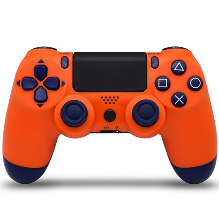 Wireless Bluetooth Game Handle Controller with Lamp for PS4, US Version(Orange) - Gamepads by PMC Jewellery | Online Shopping South Africa | PMC Jewellery