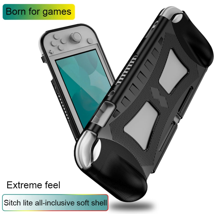 TPU Soft Protective Shell Drop Resistance for Nintendo Switch Lite(Black) - Cases by PMC Jewellery | Online Shopping South Africa | PMC Jewellery