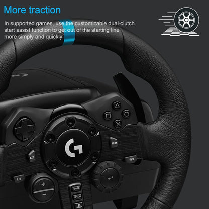 Logitech G923 Game Racing Steering Wheel Pedal Shift Lever for PS5 / PS4 / PC - Gamepads by Logitech | Online Shopping South Africa | PMC Jewellery