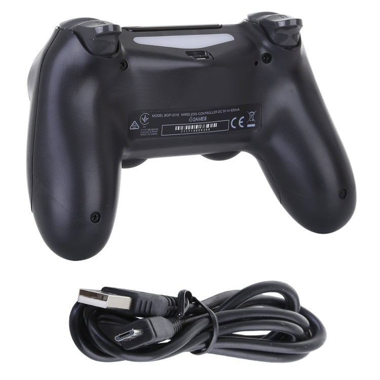 Wireless Bluetooth Snowflake Button Game Controller for Sony PS4(Black) - Gamepads by PMC Jewellery | Online Shopping South Africa | PMC Jewellery