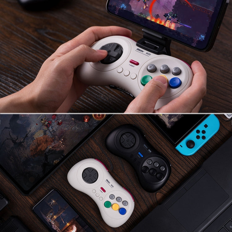 8BitDo M30 Bluetooth Gamepad for Nintendo Switch, Mac OS, Android, Steam, Windows (White) - Controller Gamepad by 8BitDo | Online Shopping South Africa | PMC Jewellery