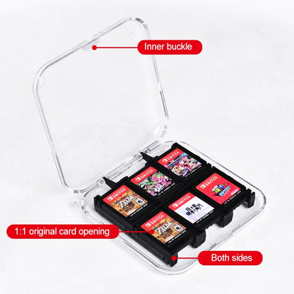 12 in 1 Box Memory Card Holder Box for Nintendo Switch(Silver) - Bags by PMC Jewellery | Online Shopping South Africa | PMC Jewellery