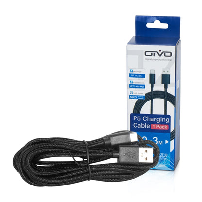 OIVO IV-P5229 3m 1A USB Type-C Charging Data Cable for PS5 / Switch Pro / Xbox Series - Charger & Power by OIVO | Online Shopping South Africa | PMC Jewellery