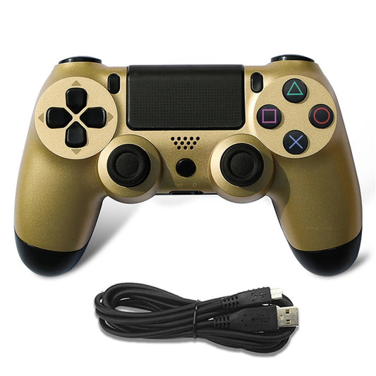 For PS4 Wired Game Controller Gamepad(Gold) - Gamepads by PMC Jewellery | Online Shopping South Africa | PMC Jewellery