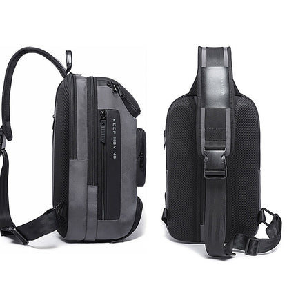 BANGE Fashion Travel Chest Bag Business Backpack Single Shoulder Bag (Black) - Waist Bags by BANGE | Online Shopping South Africa | PMC Jewellery