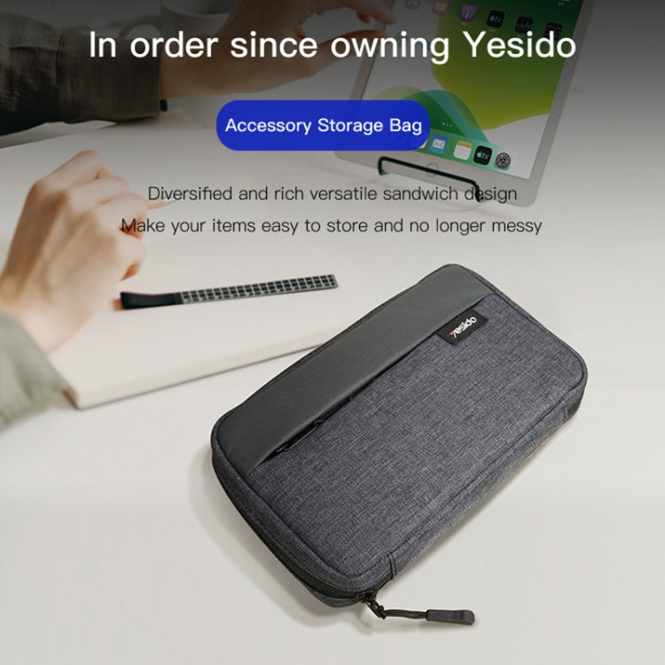 Yesido WB32 Multifunctional Digital Accessories Storage Bag (Black) - Digital Storage Bag by Yesido | Online Shopping South Africa | PMC Jewellery