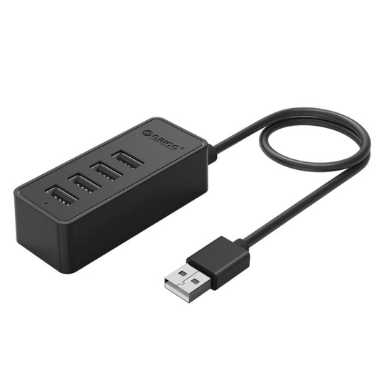 ORICO W5P-U2-100 USB 2.0 Desktop HUB with 100cm Micro USB Cable Power Supply(Black) - USB 2.0 HUB by ORICO | Online Shopping South Africa | PMC Jewellery