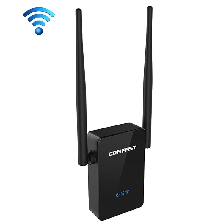 COMFAST CF-WR302S RTL8196E + RTL8192ER Dual Chip WiFi Wireless AP Router 300Mbps Repeater Booster with Dual 5dBi Gain Antenna, Compatible with All Routers with WPS Key - Powerline Network Adapters by COMFAST | Online Shopping South Africa | PMC Jewellery