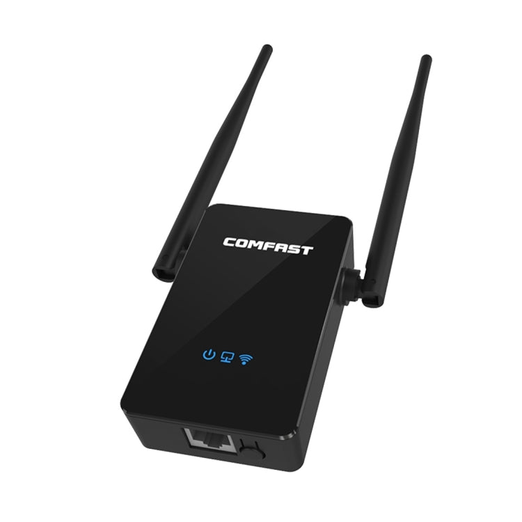 COMFAST CF-WR302S RTL8196E + RTL8192ER Dual Chip WiFi Wireless AP Router 300Mbps Repeater Booster with Dual 5dBi Gain Antenna, Compatible with All Routers with WPS Key - Powerline Network Adapters by COMFAST | Online Shopping South Africa | PMC Jewellery