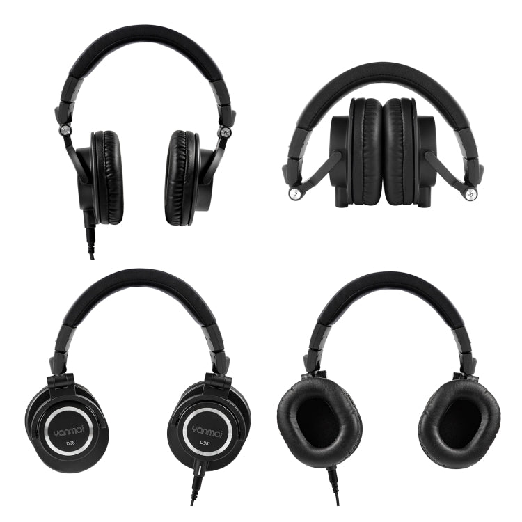 Yanmai D98 Professional Recording Monitor Headphone (Black) - Multimedia Headset by Yanmai | Online Shopping South Africa | PMC Jewellery