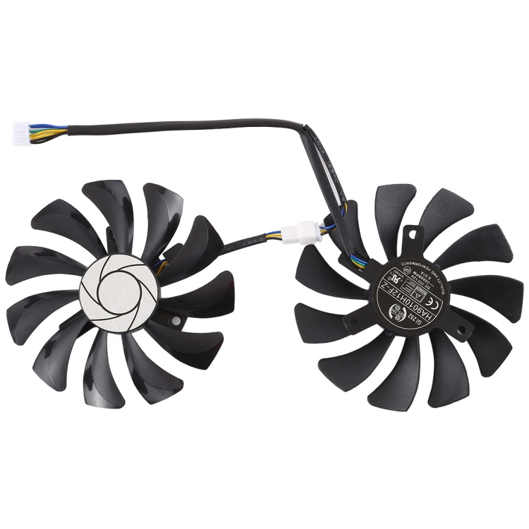 HA9010H12F-Z 4 Pin Graphics Card Cooling Fan for MSI GeForce GTX 1050 Hurricane GTX 1060 Hurricane 6G GDDR, Diameter: 85mm, Pairs - Fan Cooling by PMC Jewellery | Online Shopping South Africa | PMC Jewellery