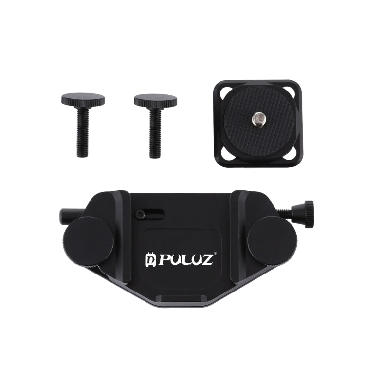 PULUZ Capture Camera Clip CNC Aluminum Alloy Quick Release Clip with Plate (Black) - Quick Release Plate by PULUZ | Online Shopping South Africa | PMC Jewellery