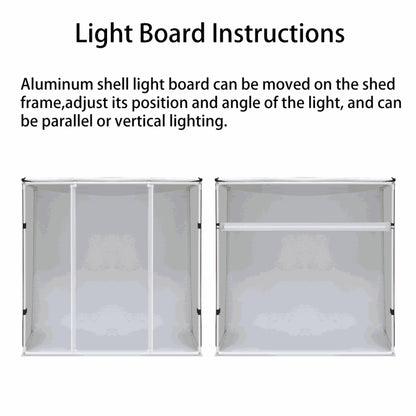 PULUZ 40W 4250LM 78 LEDs SMD 5730 5500K Aluminum Base Light Panel for 80cm Studio Tent -  by PULUZ | Online Shopping South Africa | PMC Jewellery