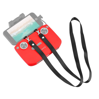 PULUZ Shockproof Anti-scratch Silicone Case with Neck Strap For DJI Mini 3 / 3 Pro / Mavic 3 / Air 2S / Mini 2 Remote Control(Red) - Case & Bags by PULUZ | Online Shopping South Africa | PMC Jewellery