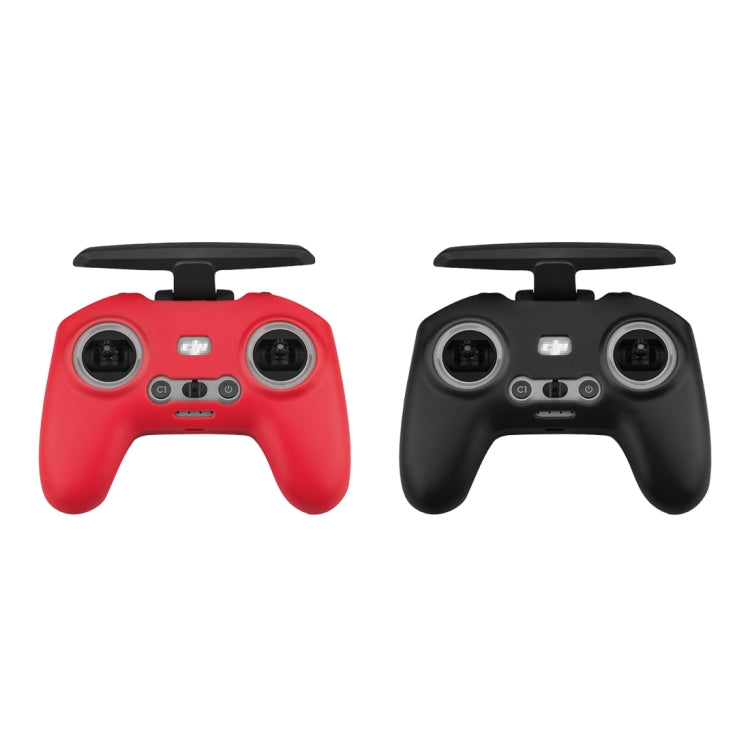 For DJI FPV Combo Remote Control PULUZ Silicone Protective Case(Red) -  by PULUZ | Online Shopping South Africa | PMC Jewellery